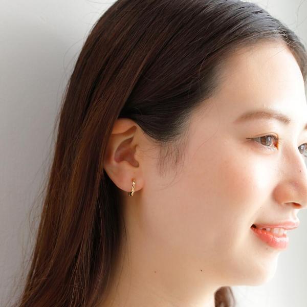 イヤリング レディース 地金 18金 K18 ピアス k18 はさむ クリップ式 地金 地金のみ ゴールド フープイヤリング |  | 09