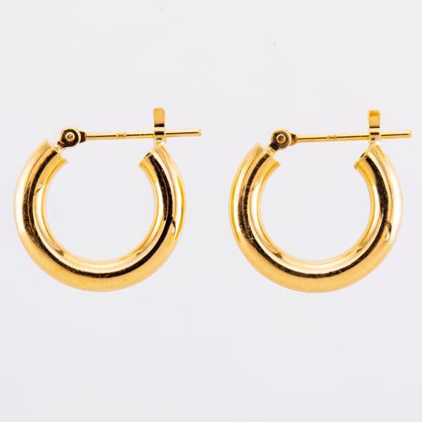 K18 ピアス 18k K18 18金 ゴールド パイプ フープ ピアス 丸 太さ3mm×直径15mm シームレス ピアス 金属アレルギー 安心 軽い 人気 プレゼント ギフト |  | 01