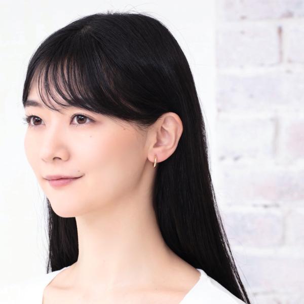 K18 ピアス 18k K18 18金 ゴールド パイプ フープ ピアス 丸 太さ3mm×直径15mm シームレス ピアス 金属アレルギー 安心 軽い 人気 プレゼント ギフト |  | 05