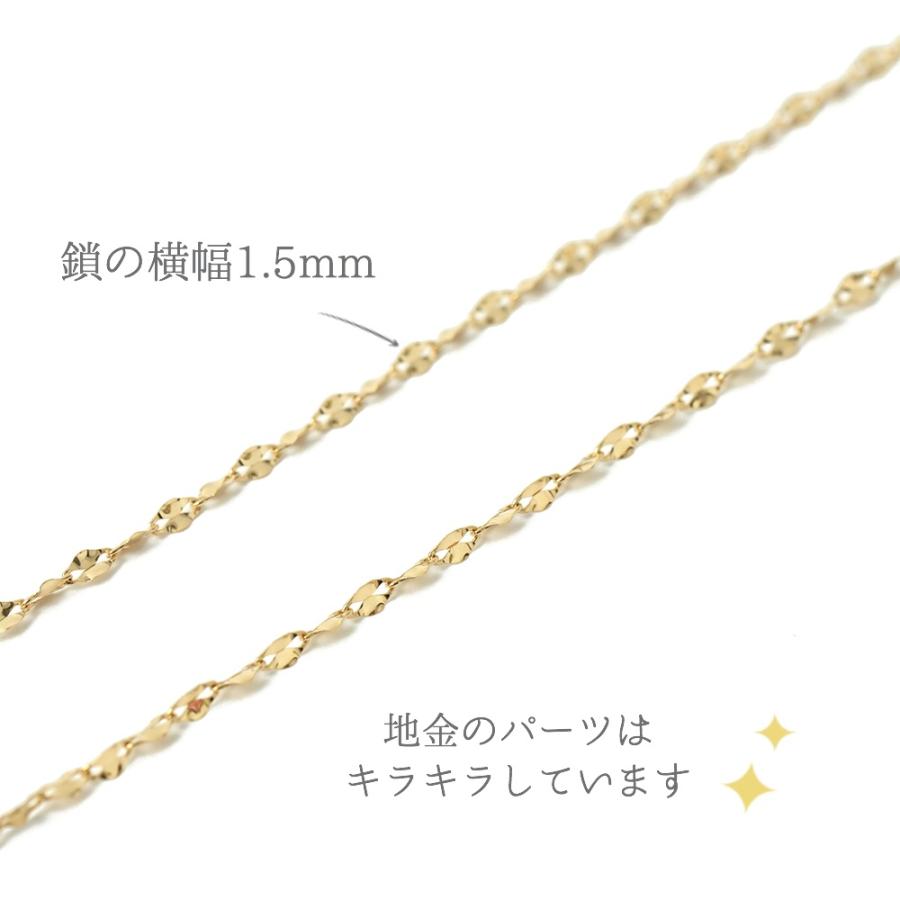 18kゴールドカラー チェーンネックレス シンプル K18 18k 18金 ゴールド 40cmチェーンネックレス ネックレス シンプル