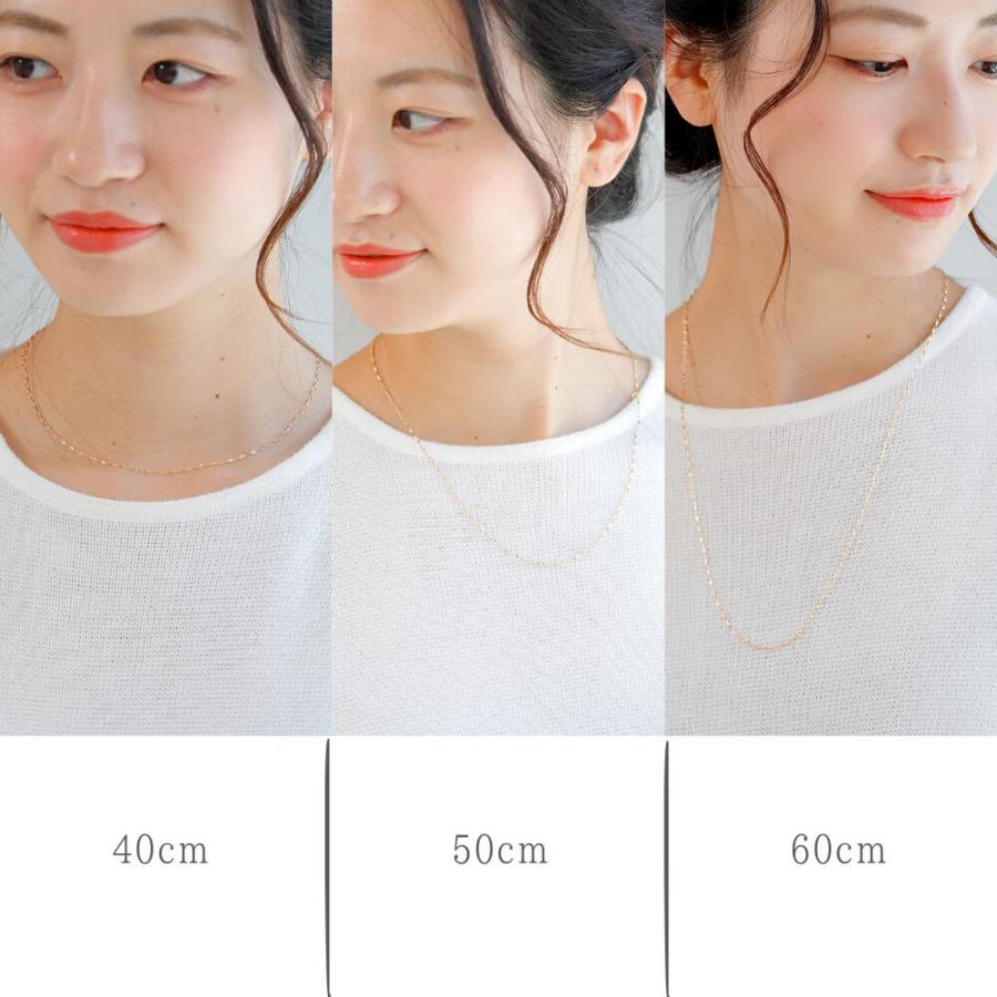 K18 18k 18金 ゴールド 40cmチェーンネックレス ネックレス シンプル