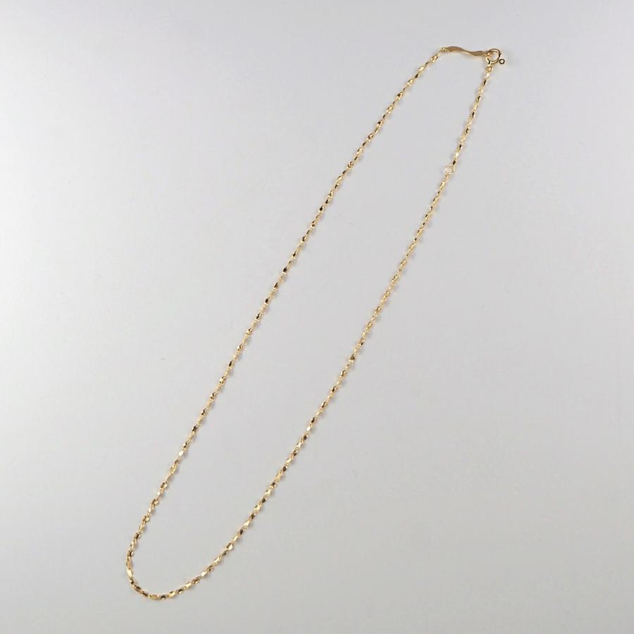K18 18k 18金 ゴールド 40cmチェーンネックレス ネックレス シンプル