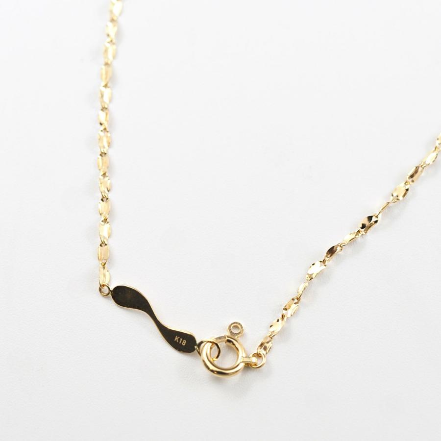18金 シンプル ネックレス K18 18k 18金 ゴールド 40cmチェーンネックレス ネックレス シンプル