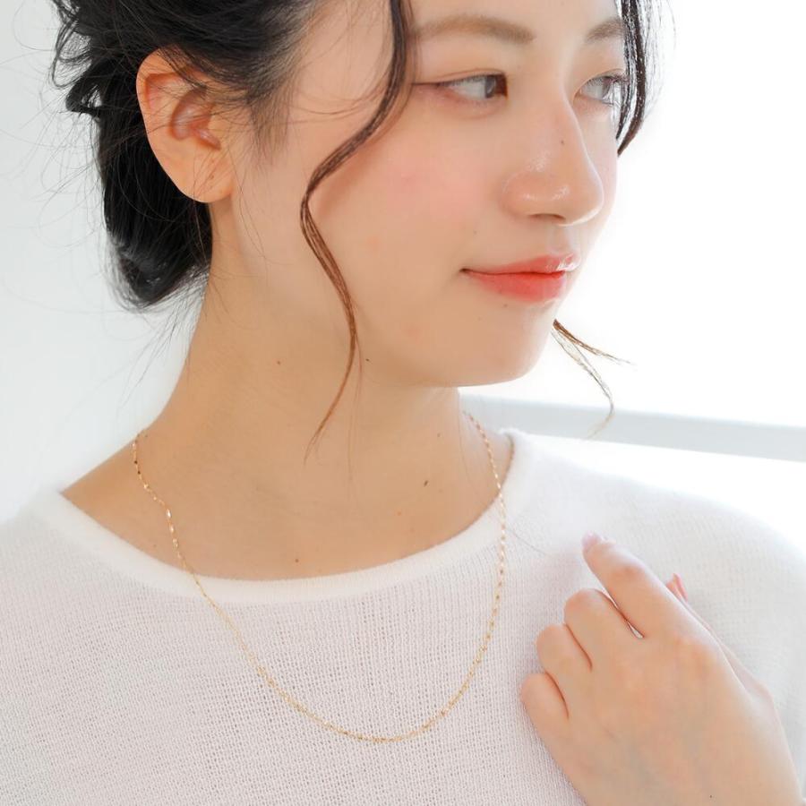 ロングネックレス k18 50cm 18金 レディース チェーンネックレス ネックレス シンプル ゴールド 地金 プレゼント 女性 |  | 04