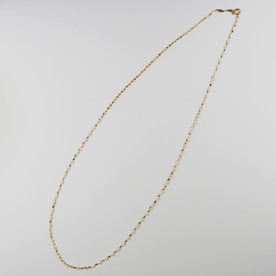 ロングネックレス k18 50cm 18金 レディース チェーンネックレス ネックレス シンプル ゴールド 地金 プレゼント 女性 |  | 09