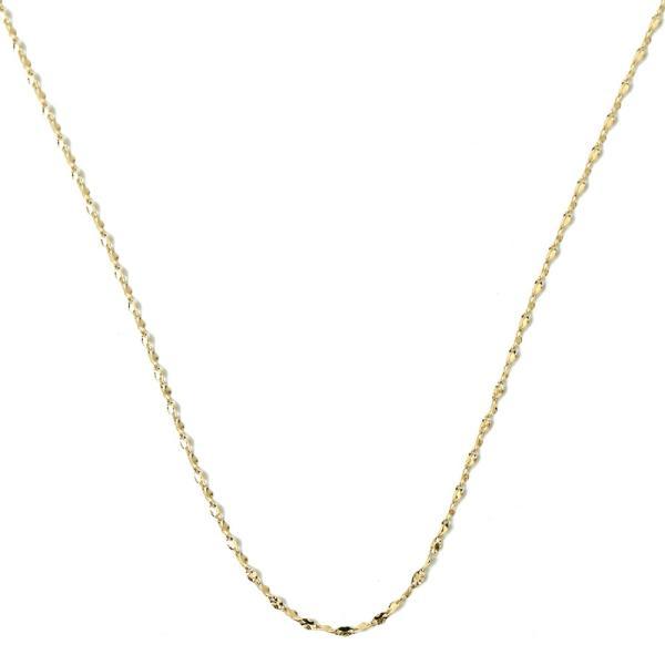 ロングネックレス k18 60cm 18金 チェーンネックレス ネックレス シンプル ゴールド プレゼント 女性の画像