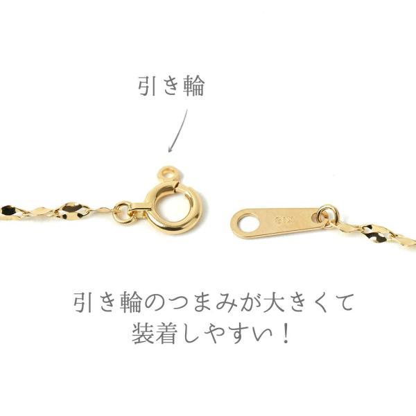 ロングネックレス k18 60cm 18金 チェーンネックレス ネックレス シンプル ゴールド プレゼント 女性の画像