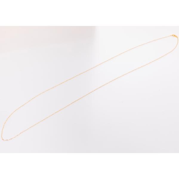 ロングネックレス k18 80cm 18金 レディース チェーンネックレス ロング シンプル 長い ネックレス ゴールド プレゼント 女性 |  | 05