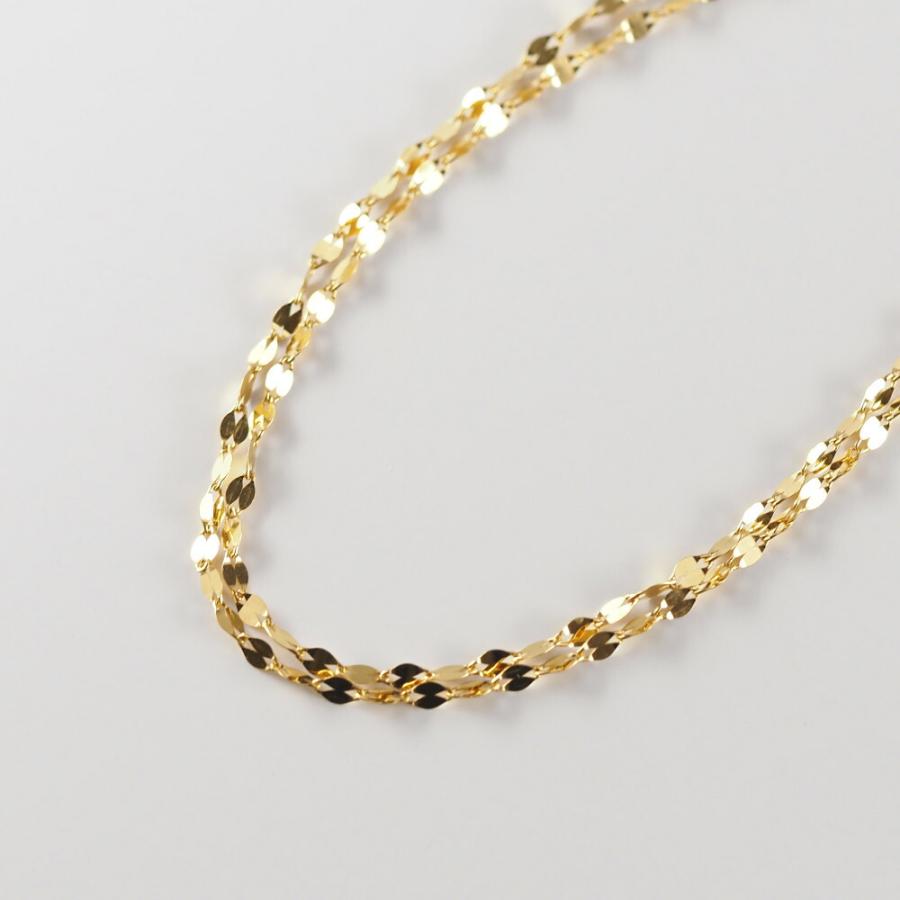 金属製ゴールドアクセサリー 2個セット Cream dot. 2点セット ネックレス レディース ショート コイン