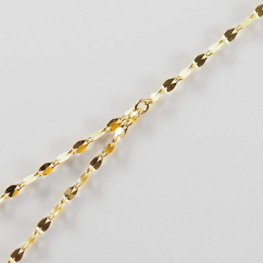 24金ネックレス レディース 純金 ネックレス チェーン ゴールド  k24 2連 ツイントップ ペタル プレゼント 女性 |  | 03