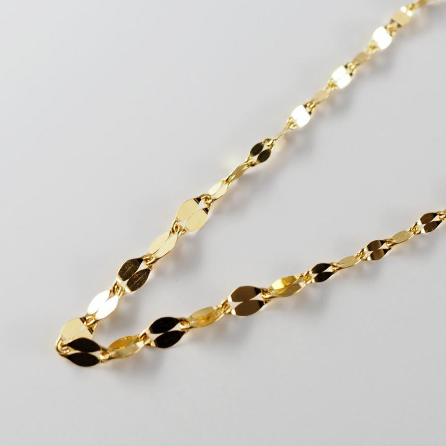 24金ネックレス 純金 ネックレス k24 レディース チェーン グラデーション 太め ペタル ゴールド |  | 04