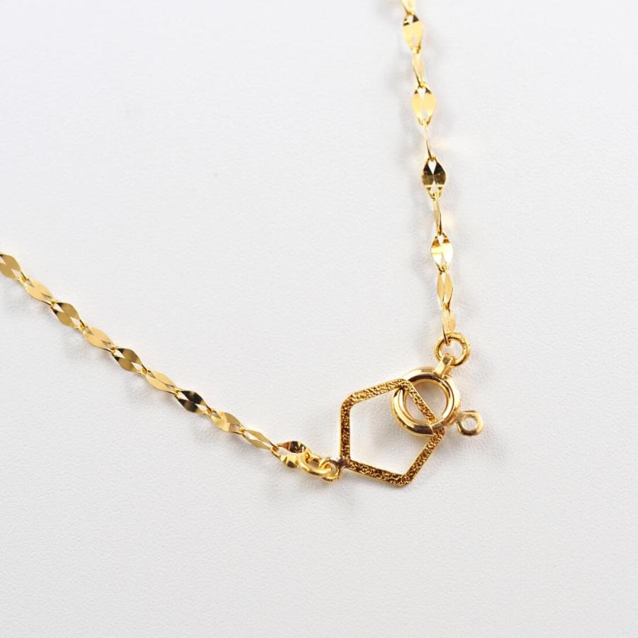 24金ネックレス 純金 ネックレス k24 レディース チェーン グラデーション 太め ペタル ゴールド |  | 07