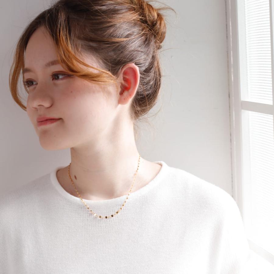 24金ネックレス 純金 ネックレス k24 レディース チェーン グラデーション 太め ペタル ゴールド |  | 08