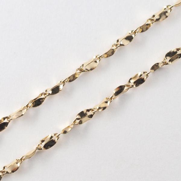 k18 ゴールド チェーン ブレスレット シンプル レディース ブレス 18k 18金 地金 オフィシャル 普段使い 華奢 デザインチェーン イエローゴールド |  | 04