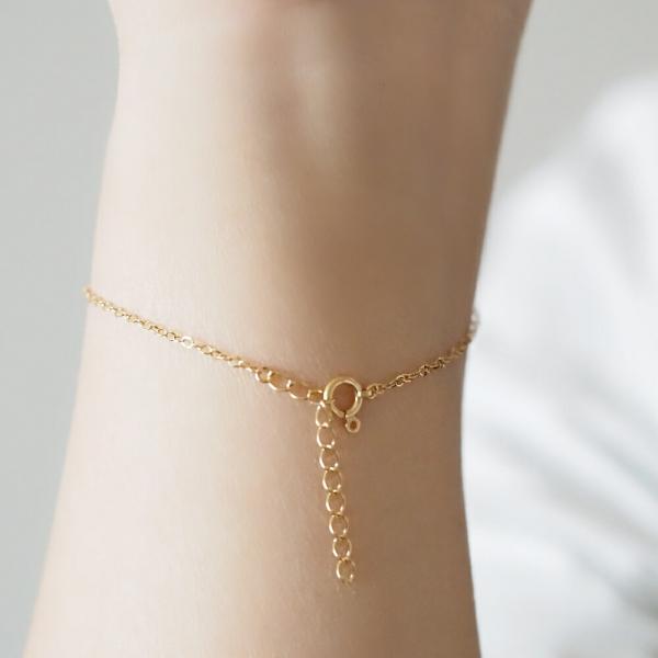 k18 ゴールド チェーン ブレスレット シンプル レディース ブレス 18k 18金 地金 オフィシャル 普段使い 華奢 デザインチェーン イエローゴールド |  | 06