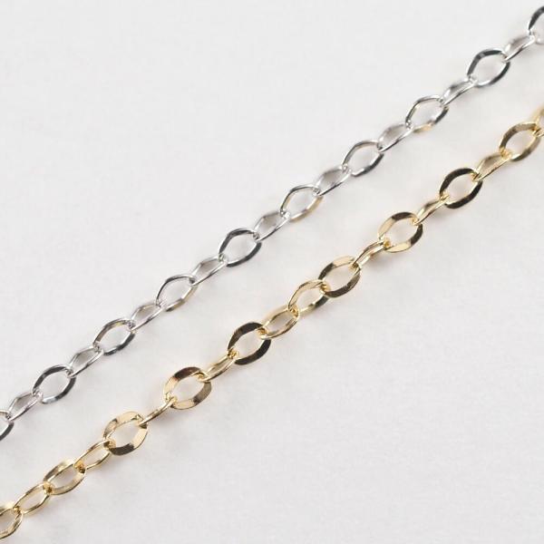 k18 K18WG 2連 ゴールド チェーン ブレスレット シンプル レディース ブレス 18k 18金 地金 オフィシャル イエローゴールド ホワイトゴールド |  | 03