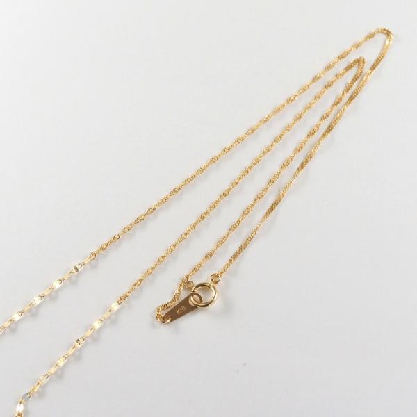 ロングネックレス k18 80cm 18金 レディース 地金 地金のみ デザイン 華奢 細い おしゃれ スクリュー ペタル 女性 |  | 05