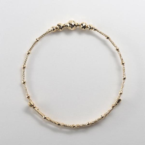 ブレスレット 18金 k18 ブレス フリーサイズ レディース 18k ゴ−ルド