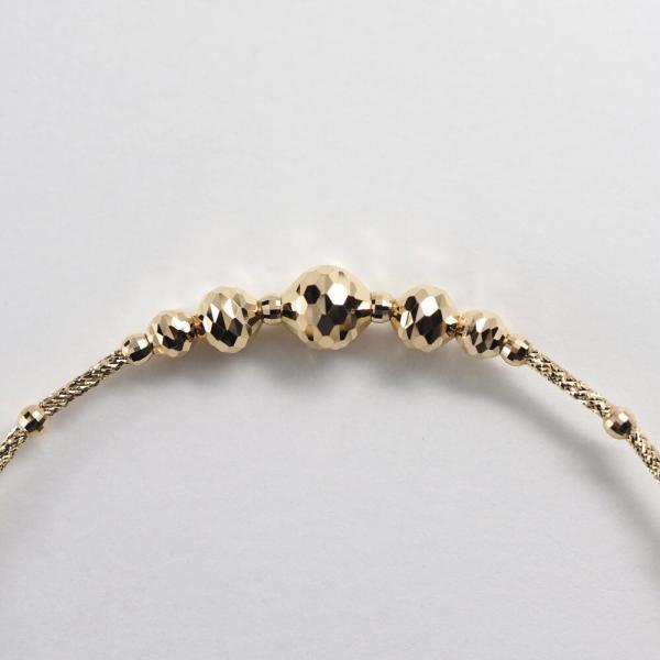 ブレスレット 18金 k18 ブレス フリーサイズ レディース 18k ゴ−ルド 形状記憶 ミラーボール 人気 おしゃれ プレゼント ギフト |  | 03