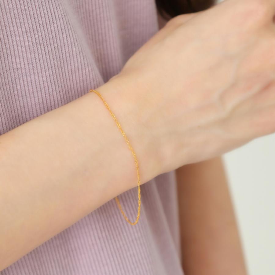 爆買 24金 ブレスレット 純金 レディース k24 チェーン ゴールド