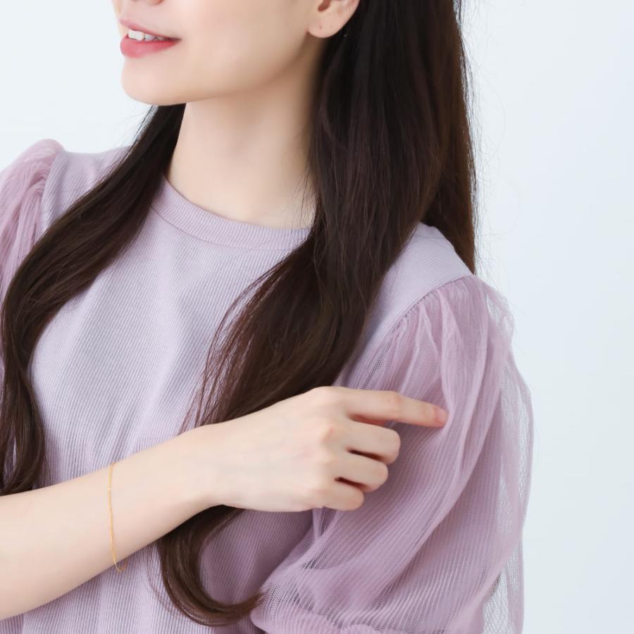 24金 ブレスレット 純金 レディース k24 チェーン ゴールド スクリュー シンプル 人気 普段使い |  | 06