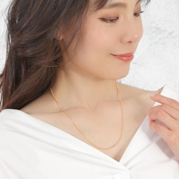 ネックレス チェーン K18 k18 18金 ゴールド 金 喜平 喜平ネックレス 2面カット 2面 ネックレスチェーン メンズ レディース ごつい ごつめ プレゼント |  | 05