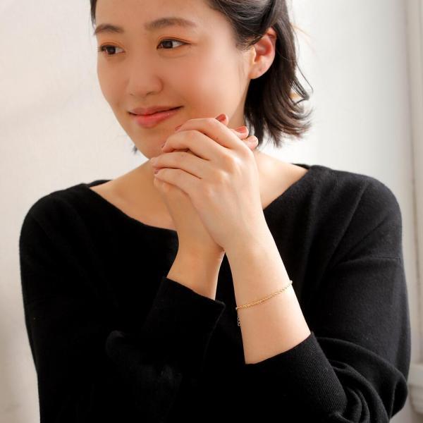 k18 ロープ チェーン シャイニーロープ 18k チェーンブレスレット ブレス 太め k18 18金 18k 18cm ゴールド ゴールドチェーン レディース |  | 02