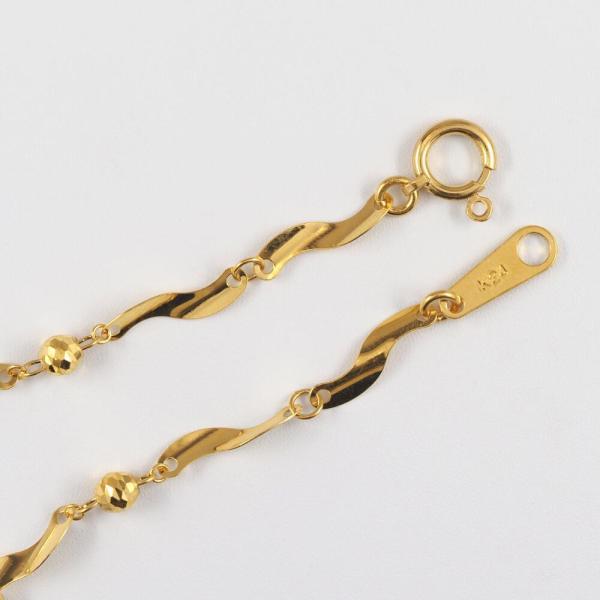 24金 K24 純金 ネックレス 42cm ボリューム グラデーション ひねり ツイスト デザインネックレス |  | 04