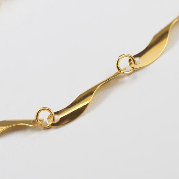 24金 K24 純金 ブレスレット ブレス 18cm ボリューム ひねり ツイスト デザイブレスレット |  | 02