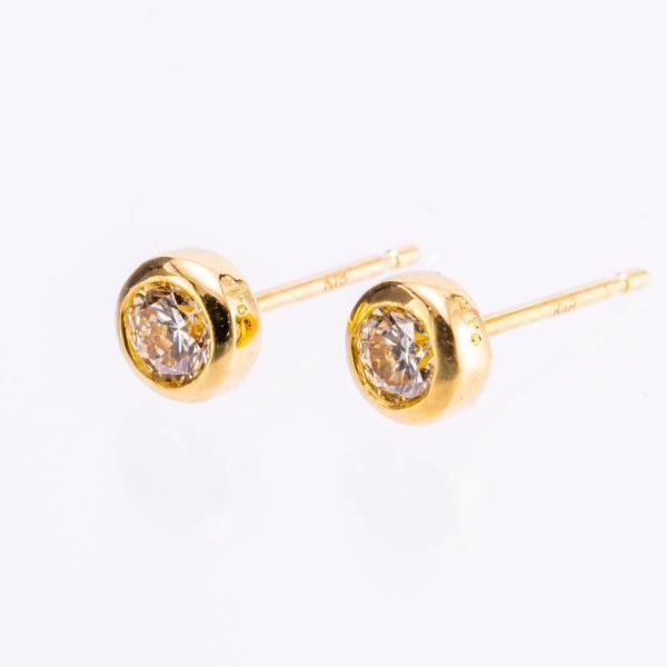 K18  ピアス 18k K18 18金 ゴールド ダイヤモンド ダイヤピアス 0.3ct ジュエリー 一粒  アレルギー対応ピアス 金属アレルギー 安心 プレゼント ギフト |  | 02