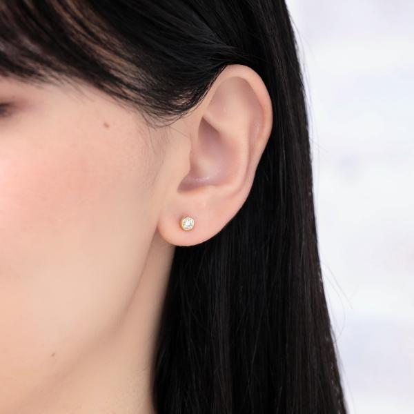 K18  ピアス 18k K18 18金 ゴールド ダイヤモンド ダイヤピアス 0.3ct ジュエリー 一粒  アレルギー対応ピアス 金属アレルギー 安心 プレゼント ギフト |  | 04