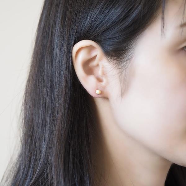 K18 丸玉 5mm ピアス フラッシュボール 18k 18金 丸玉ピアス ゴールド ボール スターダスト 普段使い 使いやすい シンプル レディース プレゼント ギフト |  | 02