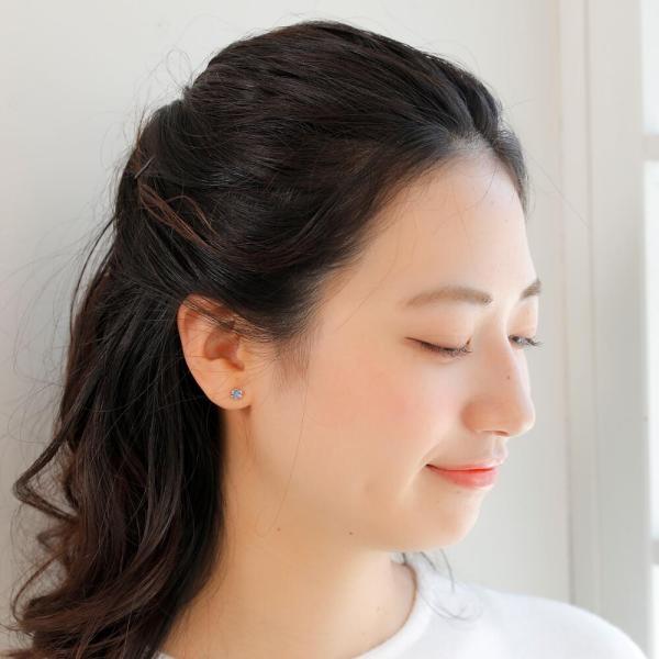 ピアス K18 18金 タンザナイト 大粒 シンプル 6本爪 5mm 人気 おしゃれ プレゼント ゴールド 大人 上品 |  | 06