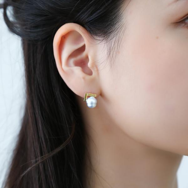 ピアス パール 18金 k18 レディース バロックパール バロック ブランド プレゼント シンプル ゴールド |  | 01