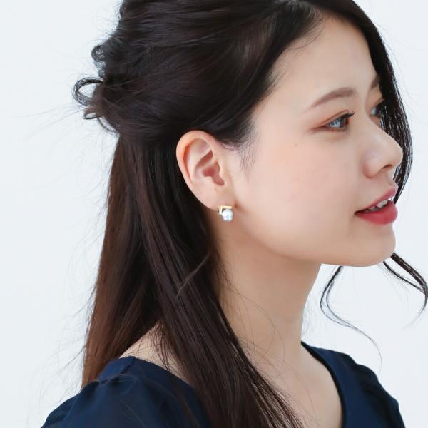 ピアス パール 18金 k18 レディース バロックパール バロック ブランド プレゼント シンプル ゴールド |  | 02