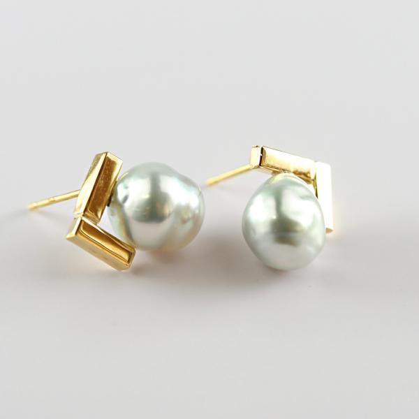 ピアス パール 18金 k18 レディース バロックパール バロック ブランド プレゼント シンプル ゴールド |  | 04