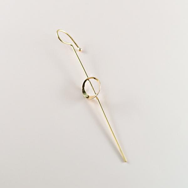 ピアス 18金 シンプル レディース イヤーラップピアス フック 地金 k18 |  | 03