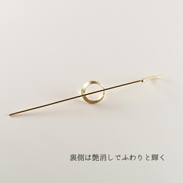 ピアス 18金 シンプル レディース イヤーラップピアス フック 地金 k18の画像