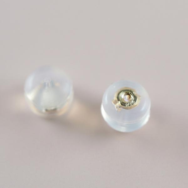 ピアス キャッチのみ k18 プラチナ pt キャッチピアス 両耳用 ダブルシリコンキャッチ スタッド はずれにくい ピアスキャッチ ペア |  | 02