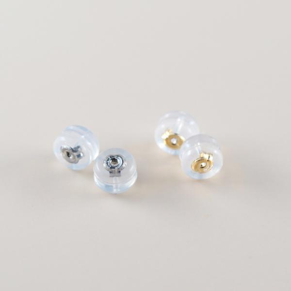 ピアス キャッチのみ k18 プラチナ pt キャッチピアス 両耳用 ダブルシリコンキャッチ スタッド はずれにくい ピアスキャッチ ペア |  | 03