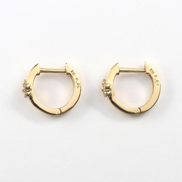 フープピアス 18k K18 18金 ダイヤ ダイヤモンド レディース 花 フラワー 大人 おしゃれ プレゼント |  | 05