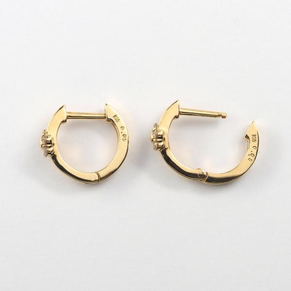 フープピアス 18k K18 18金 ダイヤ ダイヤモンド レディース 花 フラワー 大人 おしゃれ プレゼント |  | 06