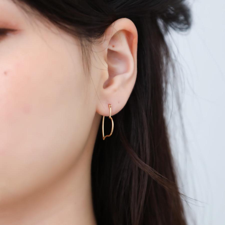 K18 ピアス 地金のピアス K18ピアス 18k 18金 ゴールド フープ シンプル シンプルコーデ ハート 大人 おしゃれ かわいい 小ぶり |  | 03