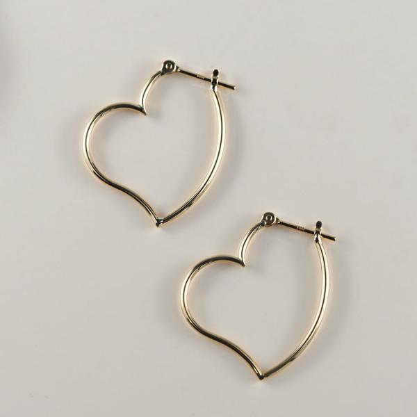 K18 ピアス 地金のピアス K18ピアス 18k 18金 ゴールド フープ シンプル シンプルコーデ ハート 大人 おしゃれ かわいい 小ぶり |  | 08