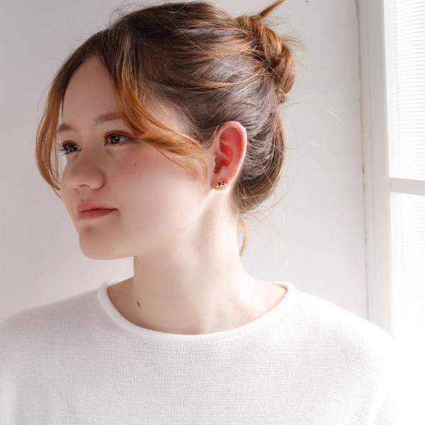 ピアス 18金 ガーネット ガーネ ペリドット カラーストーン ピアス スイカ 西瓜 果物 フルーツ 18k カラフル 可愛い かわいい |  | 07