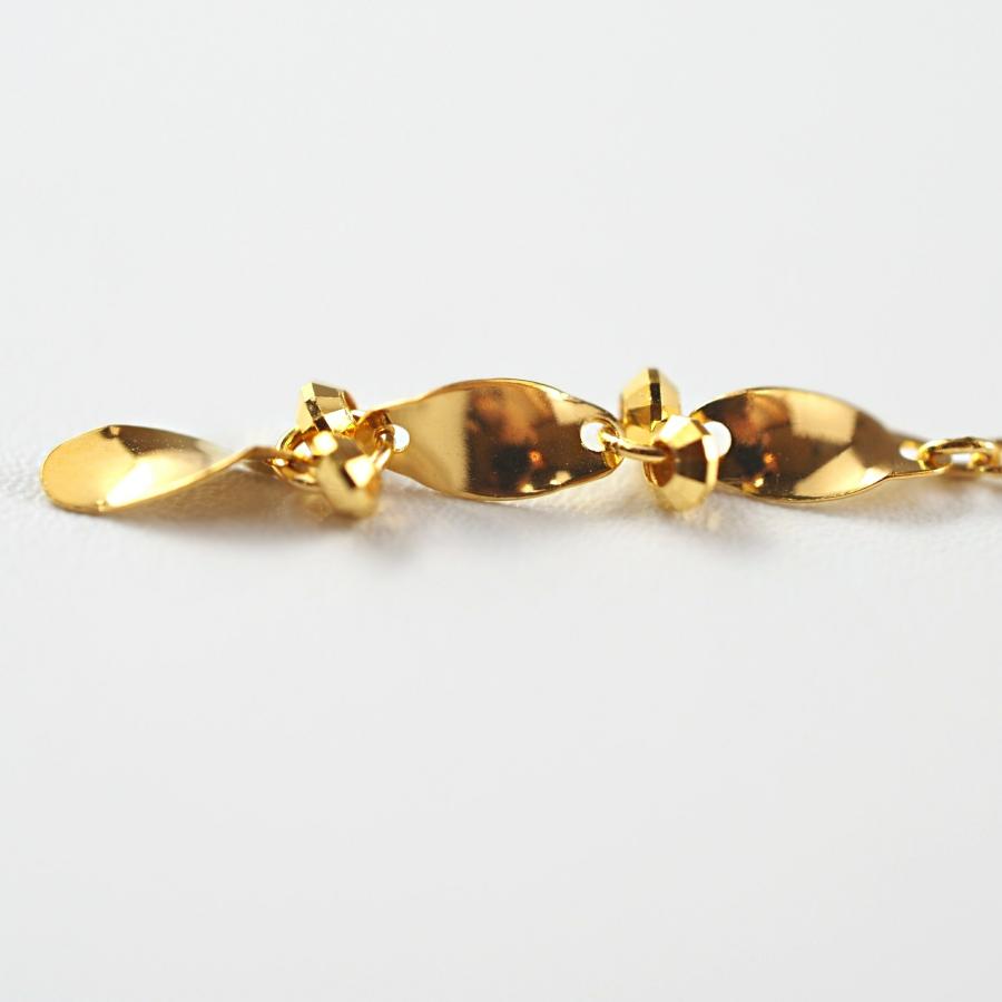 24金 ピアス 24金ピアス 純金 k24 K24 長い ゴールド チェーン 葉っぱ リーフ シンプル 小豆 人気 普段使い プレゼント |  | 05