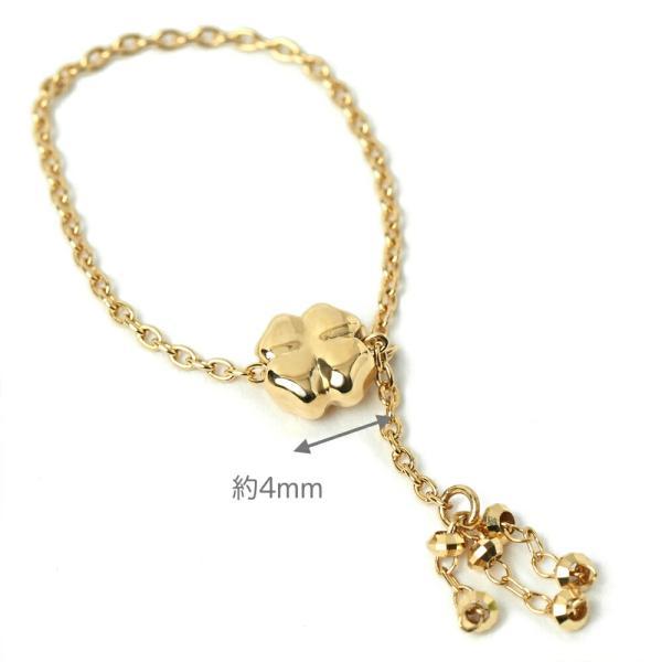 指輪 レディース 18金  チェーンリング フリーサイズ k18 スライド式  ムーブ 調節 長さ調節 プレゼント MITURE ミチュール |  | 04