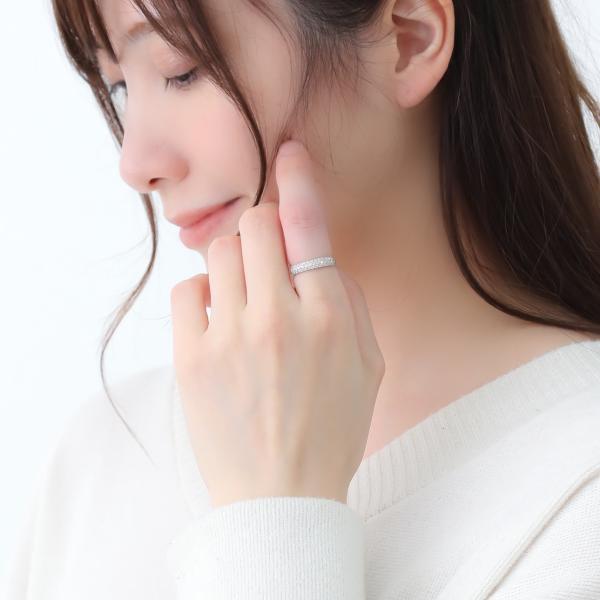指輪 レディース 18金 k18 PT プラチナ ダイヤモンド リング 指輪 0.5ct パヴェ プレゼント ギフト |  | 08