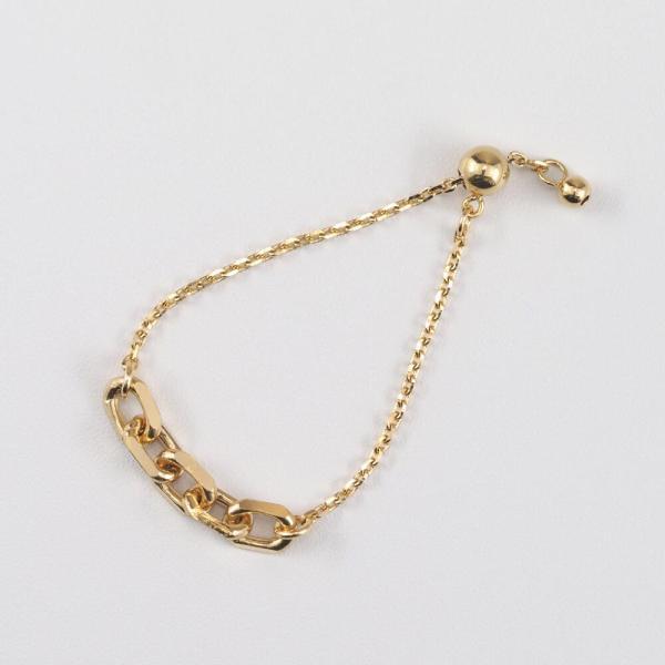 18金 リング 指輪 喜平 チェーンリング k18 鎖 シンプル 重ね付け カット小豆 太め ごつめ ボリューム ジュエリー ブランド おすすめ |  | 04