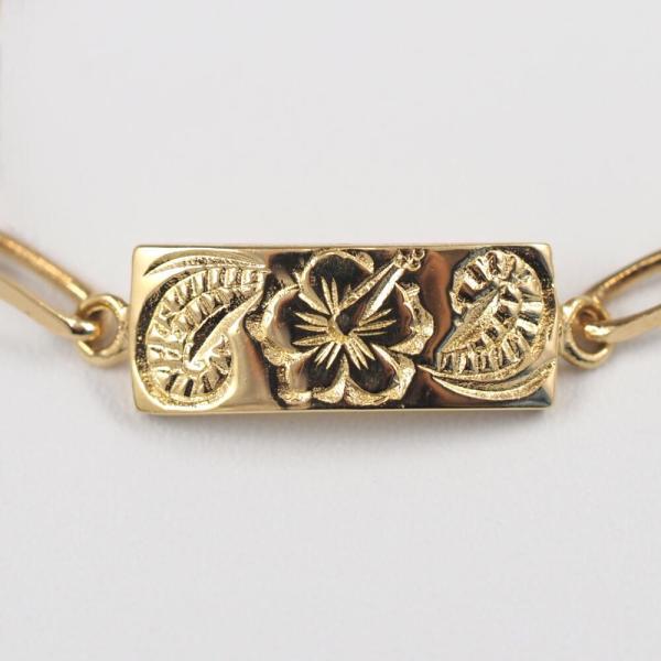 ハワイアンジュエリー 指輪 レディース 18金 フリーサイズ リング k18 K18 ハイビスカス ハワイ チェーンリング 18金指輪 k18リング ゴールド |  | 05